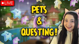 ♡ Wizard101 Live NEW STARRY PETS TO MEGA amp QUESTING  discord for fairy pack giveaway ♡ [upl. by Zelda]