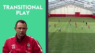 Transitional Play Drill ⚽️ [upl. by Haimaj]