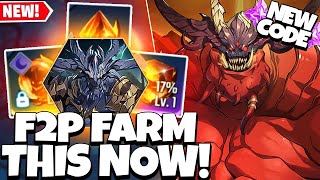 NEW CODE HOW TO FARM CORES AS A F2P HARD VULCAN IS SO EASY TAKE ADVANTAGE  Solo Leveling Arise [upl. by Kristen]