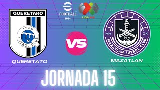 Querétaro vs Mazatlán Jornada 15 Liga Mx eFootball 2024 [upl. by Schmitz]