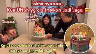 AKHIRNYA KUE ULANG TAHUN IMPIANNYA JADI JUGA‼️BIKIN SUPER KILAT SUPAYA GA TERCYDUK LAGI😅 [upl. by Lletnuahs]