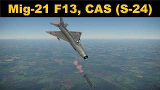 War Thunder  Mig21 F13 CAS Using S24 Rockets in Tanks RB [upl. by Catrina884]