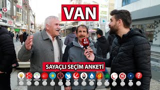 VAN SAYAÇLI SEÇİM ANKETİ 2024 Vanda Tarihi Fark [upl. by Lletnwahs]