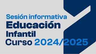 Oposiciones de Educación Infantil  Sesión Informativa  Curso 20242025 [upl. by Elleirbag38]