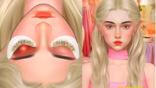 Eye tretment Asmr animation🙏Asmr makeup tutorialpart1eye infection treatment asmr [upl. by Ime]