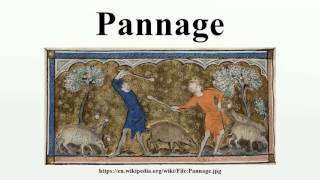 Pannage [upl. by Marla]