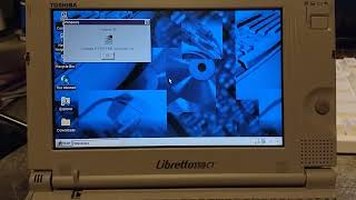 Libretto 110CT Windows 95 Boot [upl. by Neroc]