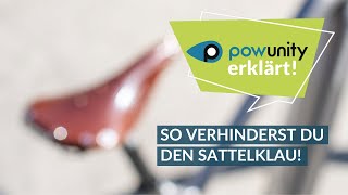 FAHRRADDIEBSTAHLSCHUTZ SO VERHINDERST DU DEN SATTELKLAU [upl. by Osmond222]