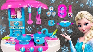 34 Minutes Satisfying with Unboxing Frozen Elsa Kitchen Playset Disney Toys Collection  ASMR [upl. by Coopersmith]