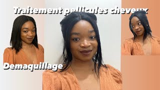 ASTUCE  SOLUTION PELLICULES DEMANGEAISONS CHEVEUX  SKINCARE  DEMAQUILLAGE  DUCRAY  GARNIER [upl. by Nilesoj]