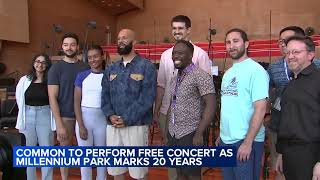 Common to perform free concert at Millennium Park  How to get seats [upl. by Pubilis]