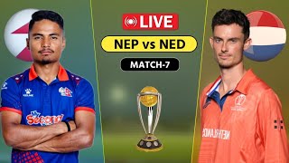 Nepal vs Nederlands Live World Cup  NEP vs NED Live  T20 World Cup 2024 cricketlive [upl. by Sirrom]