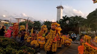 Sarawak Kuching Lion Dance Parade Jalan Padungan🌼Multicultural event 26072024👍 [upl. by Sivram]