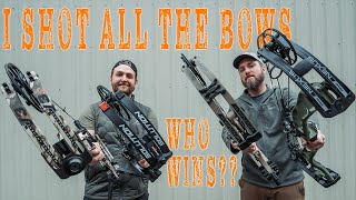 2021 BOW BUYING TEST REVIEW  We shot FOUR FLAGSHIP BOWS [upl. by Lishe839]