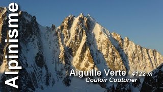 Aiguille Verte couloir Couturier [upl. by Sumedocin606]