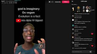 TIKTOK DEBATES  God  Veganism Part 4 11024 [upl. by Pillsbury611]