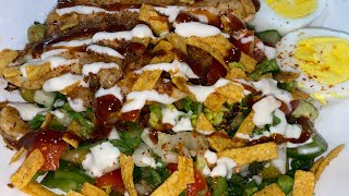 Whitefish with salad Urdu Hindi waheeda shakil￼ [upl. by Esilrahc]