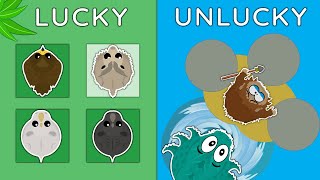 LUCKY vs UNLUCKY PLAYERS in MOPEIO [upl. by Anelleh]