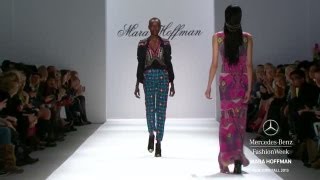 MARA HOFFMAN MERCEDESBENZ FASHION WEEK FALL 2013 COLLECTIONS [upl. by Eicak]