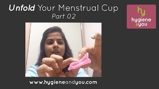 How to Open Your Menstrual Cup 02 menstrualcups priyankanjain [upl. by Nniroc]