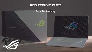 Unboxing the ROG Zephyrus G15 2022  ROG [upl. by Annaes744]