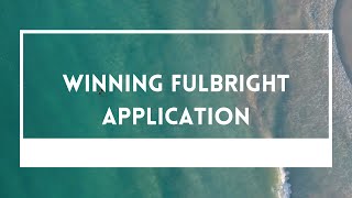 How to prepare a winning Fulbright applicationUSIEF FulbrightNehruDoctoralResearcher Fellowship [upl. by Nojid]