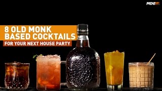 MensXP Top 8 Old Monk Cocktails  How To Make Rum Cocktails [upl. by Aleicarg]