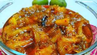 টক ঝাল মিষ্টি আমড়ার আচার রেসেপি  Amrar Achar Recipe  Pinkle Chutney Recipe [upl. by Joseito]