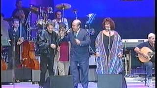 Nino DAngelo con Lucio Dalla e Brunella Selo in Senza giacca e cravatta Live con orchestra [upl. by Albertina]