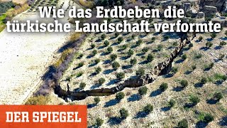 Naturkatastrophe Wie das Erdbeben die türkische Landschaft verformte  DER SPIEGEL [upl. by Haropizt236]