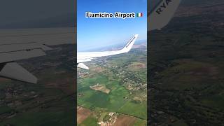 Fiumicino Airport Rome🇮🇹 rome fiumicino roma aeroplane ryanair youtubeshorts urbancapricorn [upl. by Lionello]