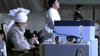 Jalsa Salana UK 2009  Day 3 Nazm Urdu Poem [upl. by Domel311]