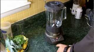 Krups KB790 Blender Smoothie Maker Review  making a green smoothie  smoothie maker  raw foods [upl. by Ilyak888]