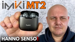 MIGLIORI CUFFIE BLUETOOTH ECONOMICHE 2024 QUASI IMIKI MT2 Recensione [upl. by Akelahs]