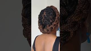 UPDO HAIRSTYLE 💙 braids updohairstyle hairstyle [upl. by Tedda870]