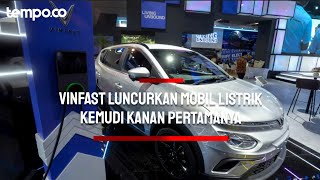 VinFast Luncurkan Mobil Listrik Kemudi Kanan Pertamanya di IIMS 2024 [upl. by Horlacher]