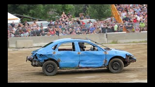 Napanee Demolition Derby August 5 2024 Mini Heat Two [upl. by Enilaf511]