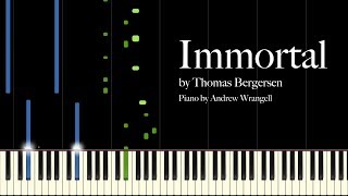 Immortal by Thomas Bergersen Piano Tutorial [upl. by Aaronson505]