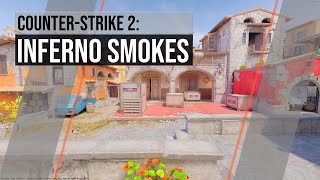 CS2 INFERNO SMOKES YOU MUST KNOW NEW [upl. by Junius]