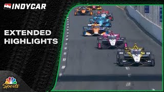 IndyCar EXTENDED HIGHLIGHTS Ontario Honda Dealers Indy Toronto  72124  Motorsports on NBC [upl. by Aicats]