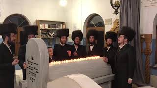 Shulem Brodt amp Neshume Choir Singing Davenen At The Zion Of The Holy Baal Shem Tov IN Ukraine [upl. by Laersi]