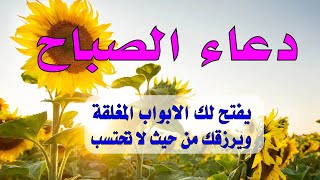 اجمل دعاء في صباح يوم الاربعاء للرزق والفرج وقضاء الحاجة💚ردده الان تصب عليك الارزاق صبا صبا [upl. by Anolahs]