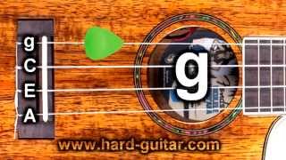 Best Online Ukulele Tuner  Standard Tuning g C E A Island Tuning [upl. by Amlus]