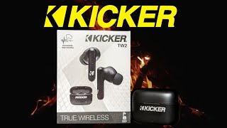 KICKER TW2 TWS Wireless Earbud Unboxing And Review [upl. by Iow]