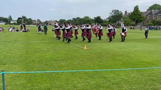 Turriff amp District Pipe Band at The Edinburgh Pipe Band Contest 2023 [upl. by Iror923]