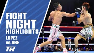 Luis Alberto Lopez Tears Up Reiya Abes Eye In TKO Win  FIGHT HIGHLIGHTS [upl. by Acissev309]