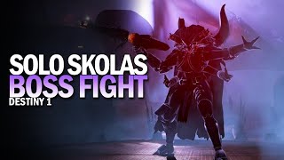 Solo Skolas Boss Fight Destiny 1 [upl. by Yared]