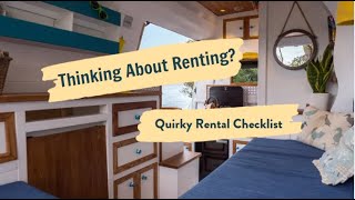 Thinking About Renting Our Quirky Rental Checklist [upl. by Zigmund]