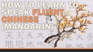 How to learn to speak fluent Chinese Mandarin Part 1 [upl. by Mahalia424]