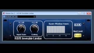 AOM Invisible Limiter by AOM  AOM STUDIO [upl. by Htir]